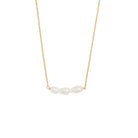 SKINNY TRIPLE PEARL NECKLACE - COLLARES - Malandra Jewelry - VCC138