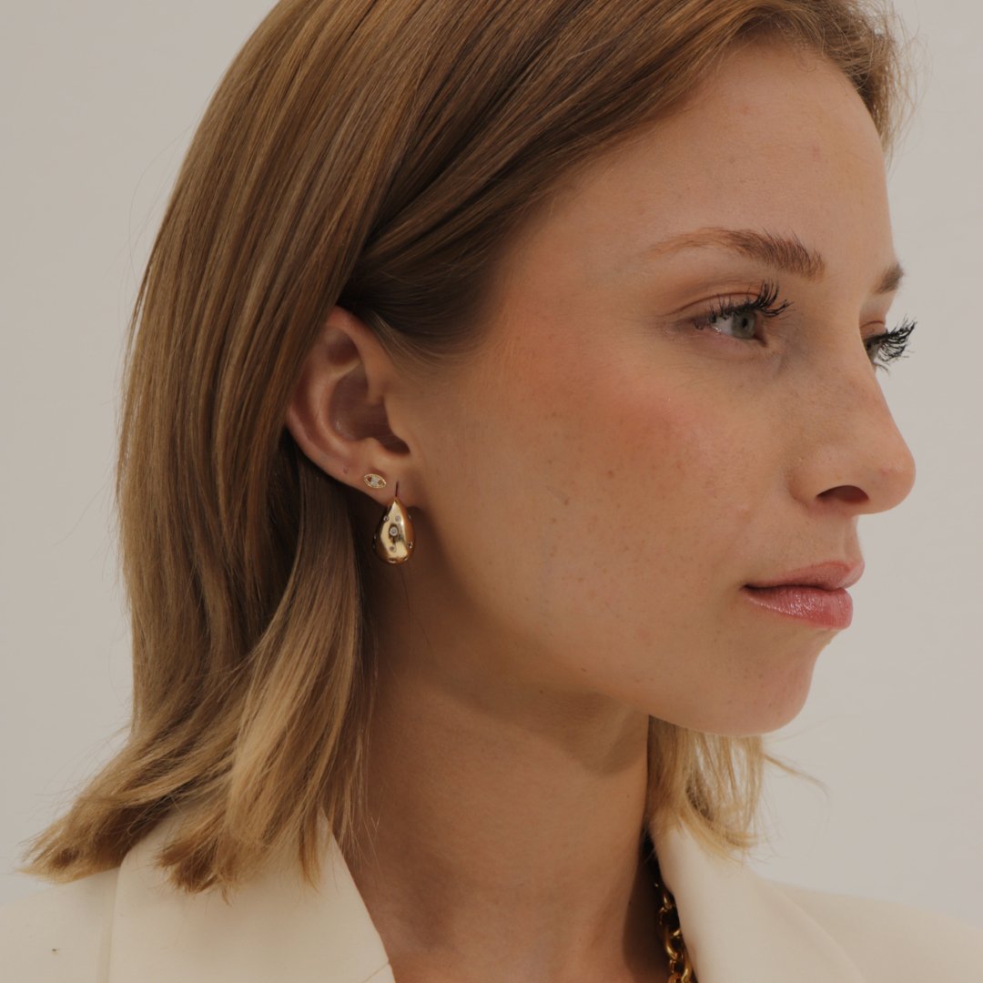SPARK GOUTE EARRINGS - ARETES - Malandra Jewelry - FBA346-ARE1023P