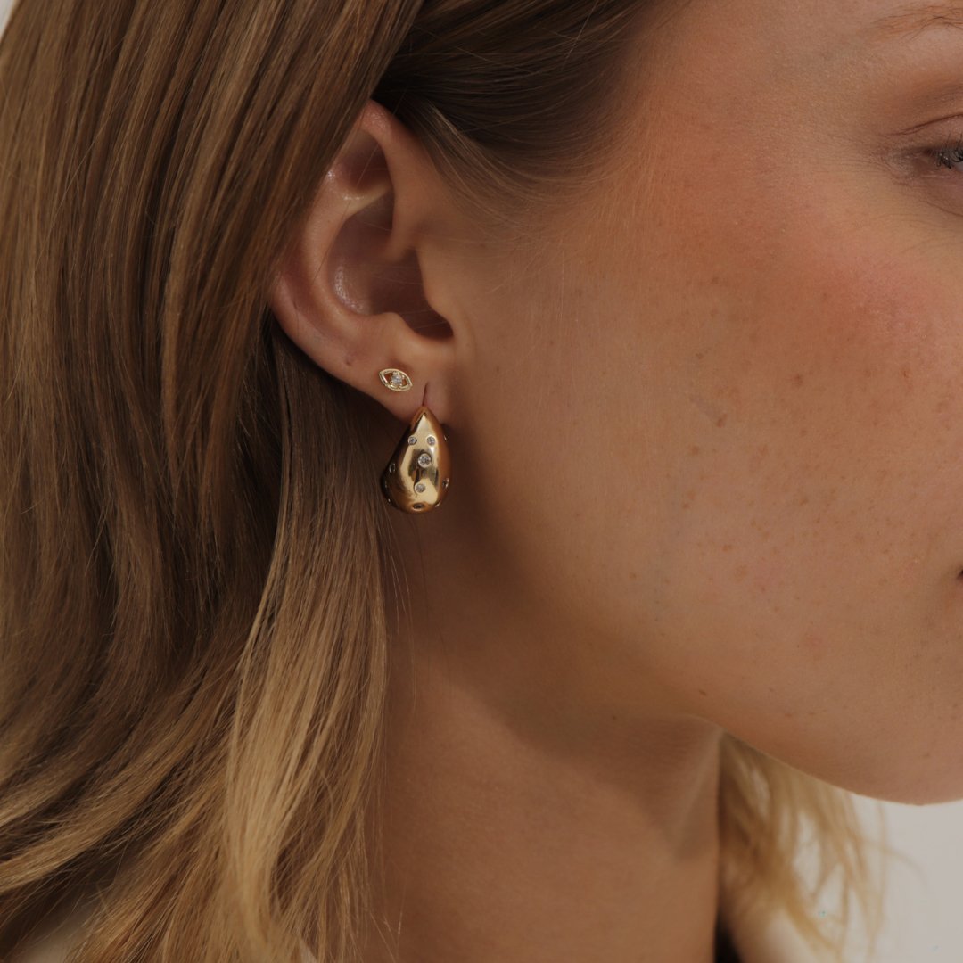 SPARK GOUTE EARRINGS - ARETES - Malandra Jewelry - FBA346-ARE1023P