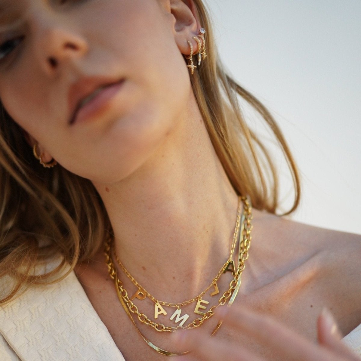 SPARKLING STARS HUGGIES SET - ARETES - Malandra Jewelry - AA1260