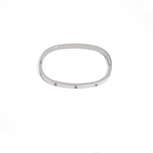 SQUARED SILVER BRACELET - BRAZALETES - Malandra Jewelry - EP6078.P