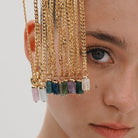 SUNSTONE AURA NECKLACE - COLLARES - Malandra Jewelry - TC1176