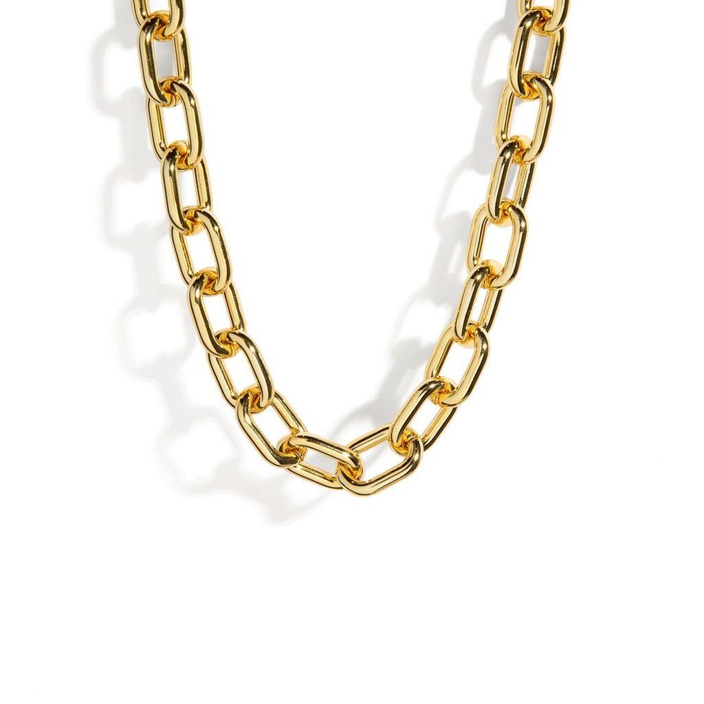 THE ESSENTIAL LINK CHUNKY NECKLACE - COLLARES - Malandra Jewelry - ICC449