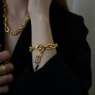 THE LINK CHUNKY BRACELET - BRAZALETES - Malandra Jewelry - ICP440