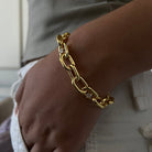 THE LINK CHUNKY BRACELET - BRAZALETES - Malandra Jewelry - ICP440