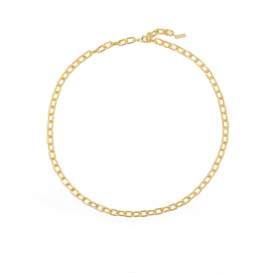 THE LINK LARGE NECKLACE - COLLARES - Malandra Jewelry - ICC413