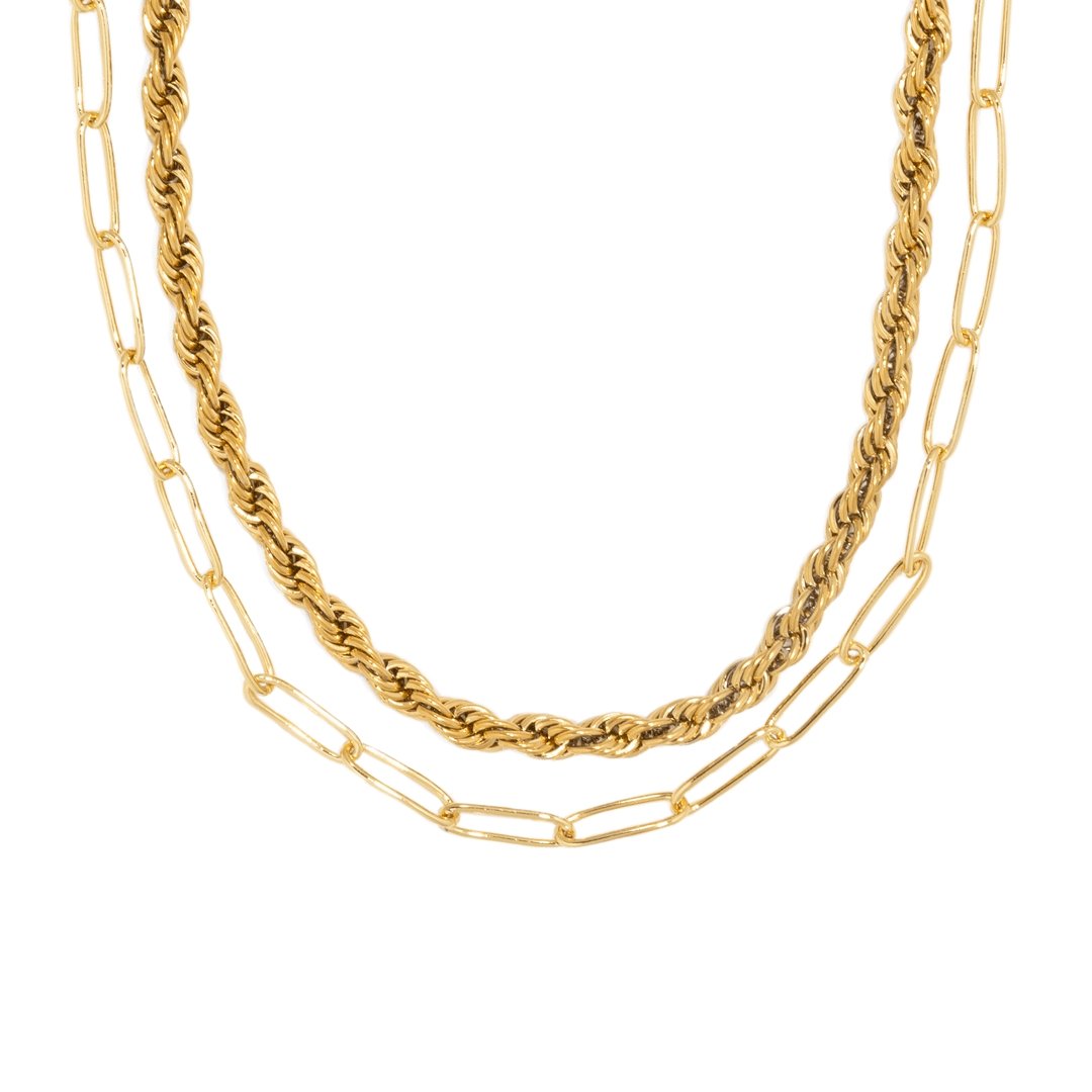 TORZAL CLIP GOLDEN NECKLACE - COLLARES - Malandra Jewelry - TC320