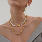 TORZAL CLIP GOLDEN NECKLACE - COLLARES - Malandra Jewelry - TC320