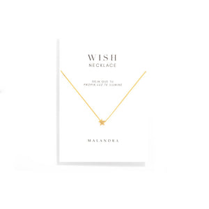 WISH STAR NECKLACE - COLLARES - Malandra Jewelry - TC1437