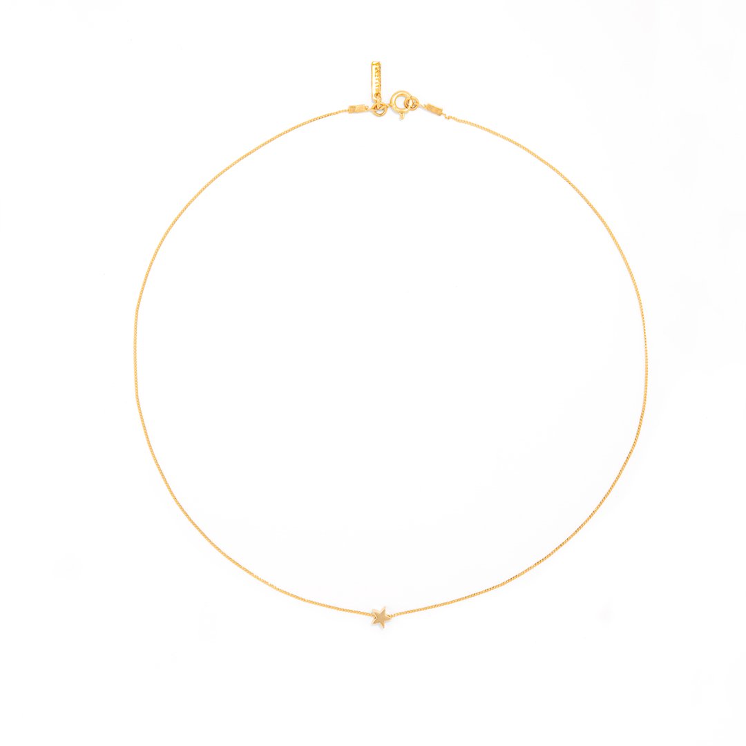 WISH STAR NECKLACE - COLLARES - Malandra Jewelry - TC1437